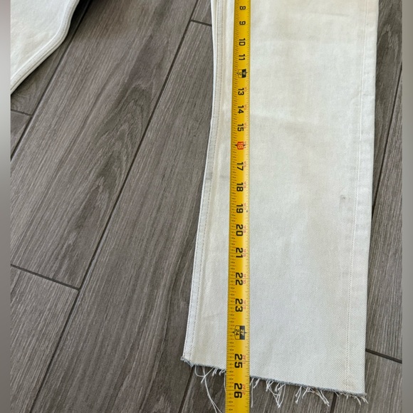 MNG|Mango Two-Tone Blue and White Women Jeans in relaxed straight leg•••Size 6 - Picture 13 of 16